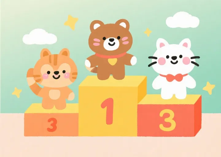 获奖与公示插画